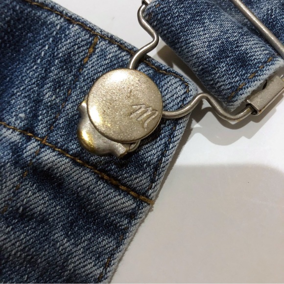‼️SOLD‼️Madewell Skinny Overall Raw Hem G1205 Large - Picture 5 of 9